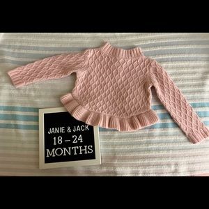 Janie and Jack peplum sweater